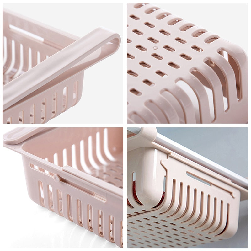 Refrigerator Shelf Drawer Kitchen Organizer