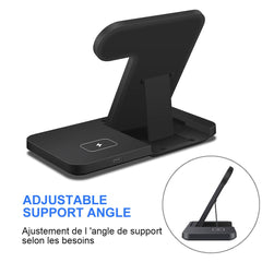 3in1 Wireless Fast Charger Dock Station iPhone
