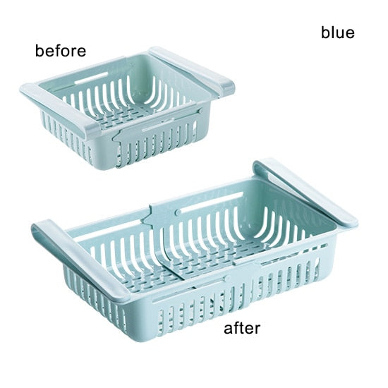 Refrigerator Shelf Drawer Kitchen Organizer