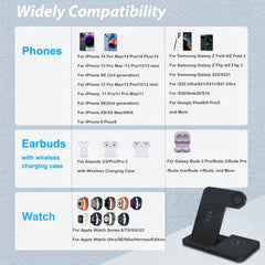 3in1 Wireless Fast Charger Dock Station iPhone